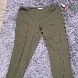 Olive green pants Xl